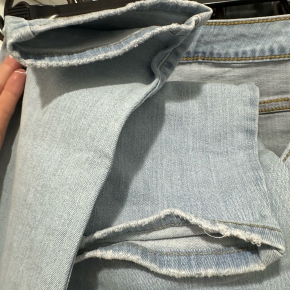 distressed blue jeans - Picture 2 of 8